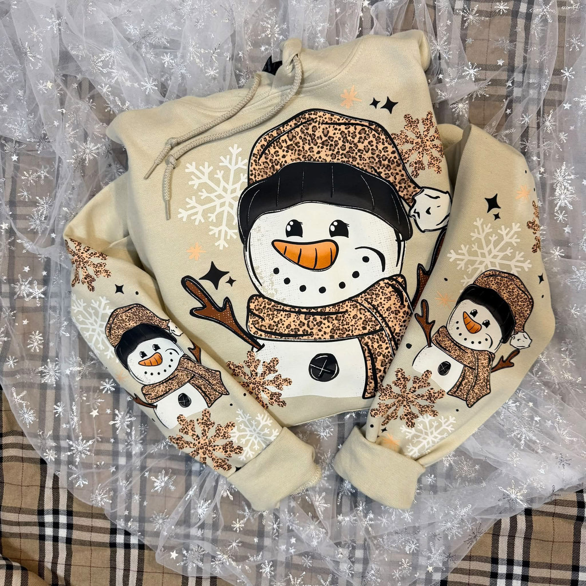Leopard Snowman Shirt