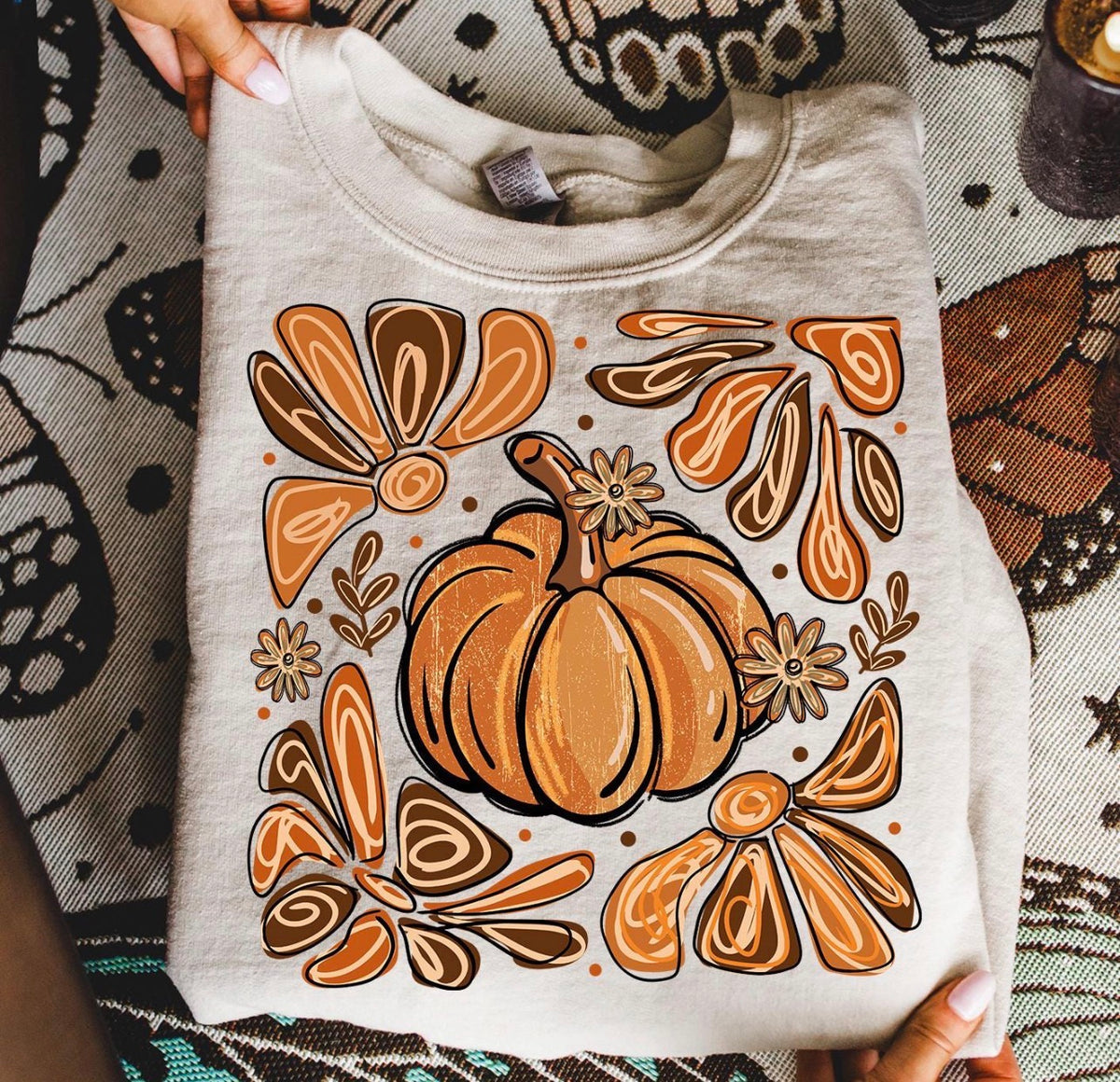 Boho Pumpkins Sweatshirt