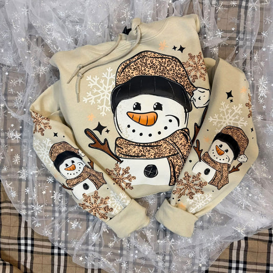 Leopard Snowman Shirt