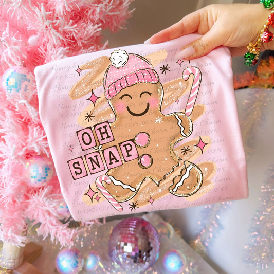Oh Snap Gingerbread Tee